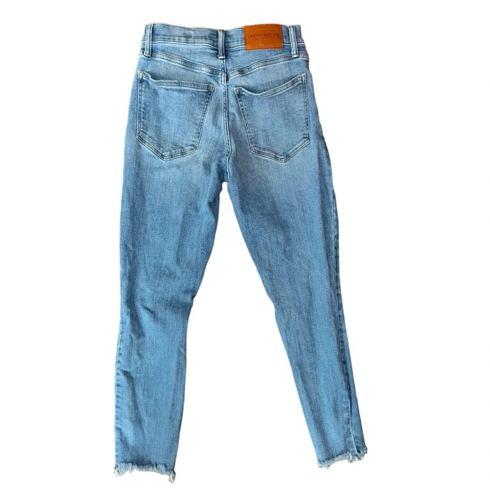 Lucky Brand High Rise Skinny Bridgette Ankle Jean Light Wash Women’s 4/27 - Picture 2 of 7